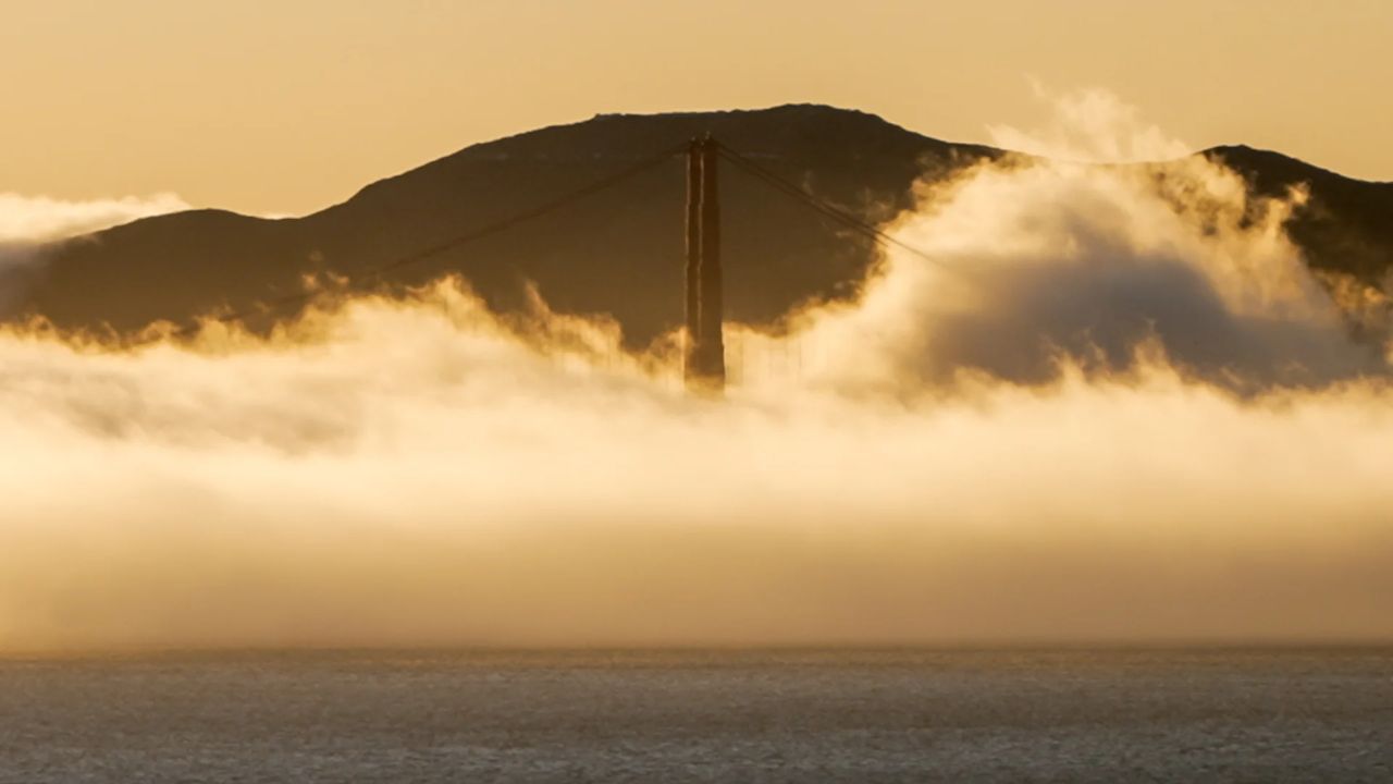 When air and water collide: the birth of enchanting fog takes place. creamytowel.com