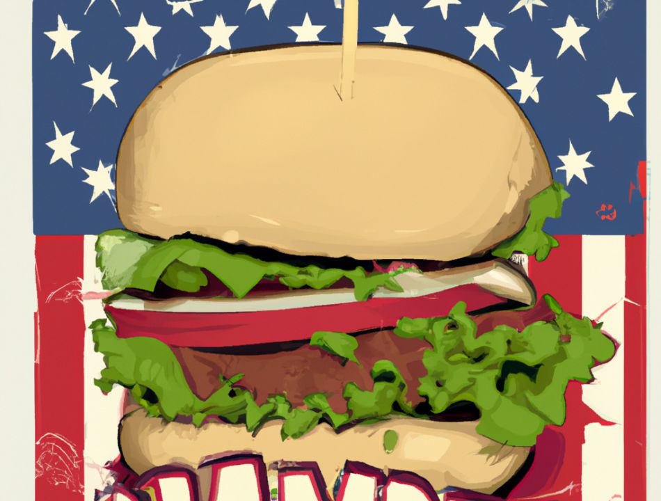 Hamburgers were also used as a means to convey propaganda during the war with tags like "Bite into Victory". creamytowel.com