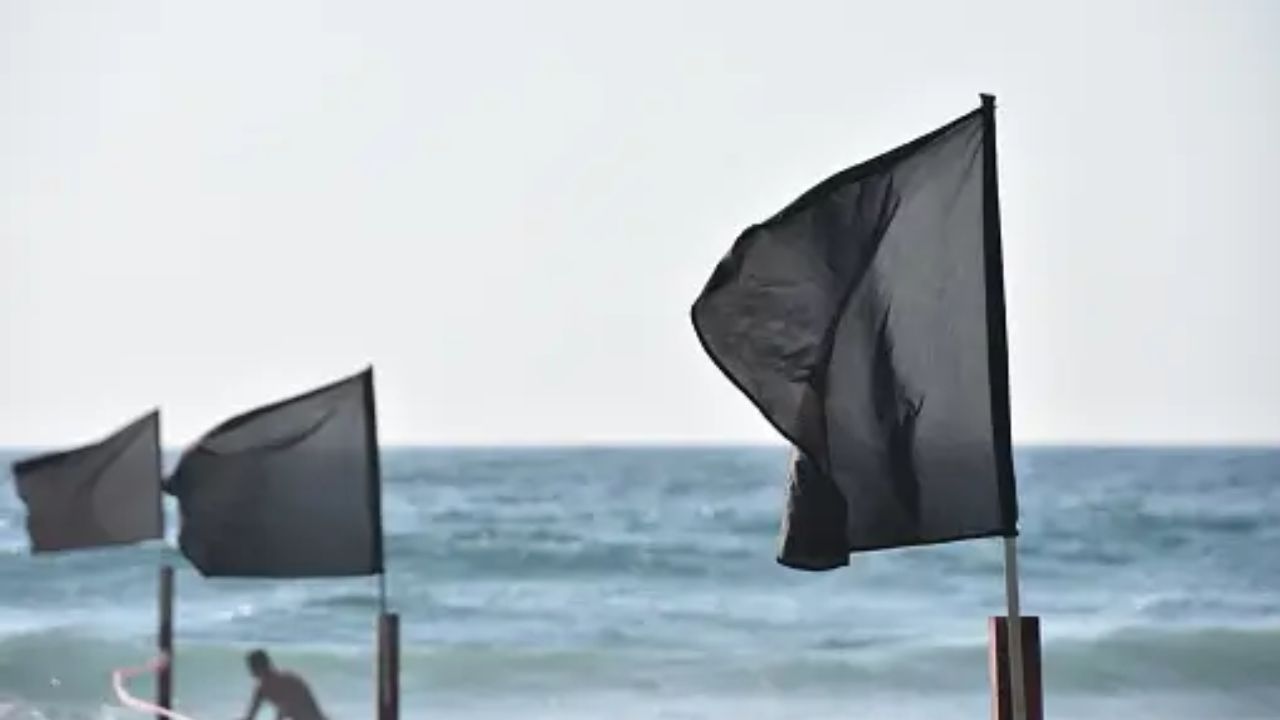 What Does a Black Flag Mean at the Beach? Mystery Explained! creamytowel.com
